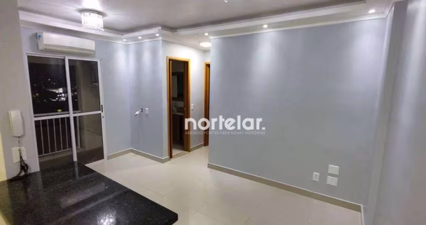 APARTAMENTO COM SACADA | 2 QUARTOS | 1 BANHEIRO | AR-CONDICIONADO | COND COMPLETO