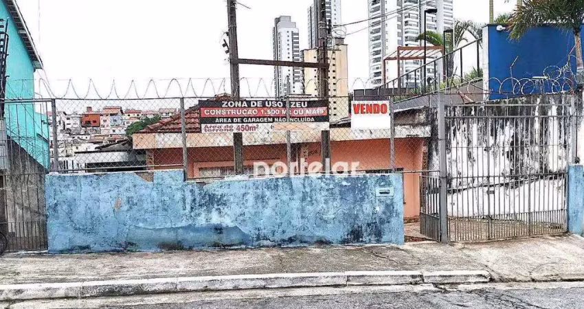 Terreno à venda, Situado a uma quadra da Estação João Paulo I,450 m² - Freguesia do Ó - São Paulo/SP