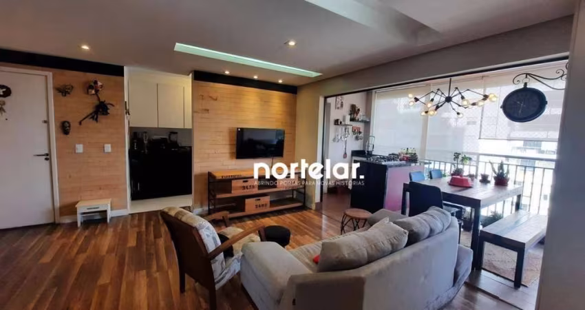 Apartamento com 2 dormitórios para alugar, 77 m² por R$ 6.500,00/mês - Vila Anastácio - São Paulo/SP