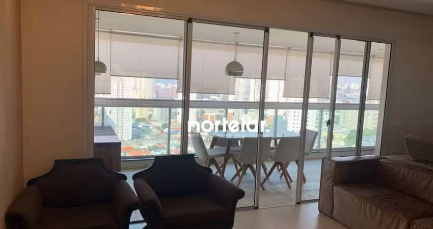 Apartamento com 3 dormitórios para alugar, 129 m² por r$ 13.450,00/mês - vila leopoldina - são paulo/sp