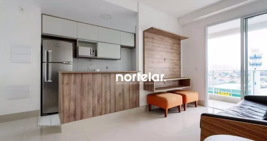 Apartamento com 2 dormitórios para alugar, 55 m² por r$ 4.250,00/mês - vila anastácio - são paulo/sp
