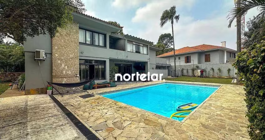 Casa com 5 quartos, 420 m² - venda ou aluguel - alto de pinheiros - são paulo/sp