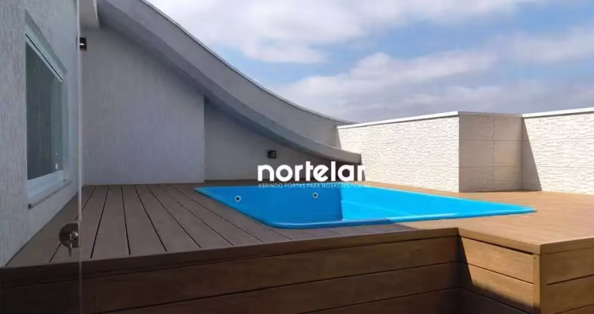 Cobertura duplex com 3 dormitórios à venda por r$ 1.050.000 - lauzane paulista - são paulo/sp
