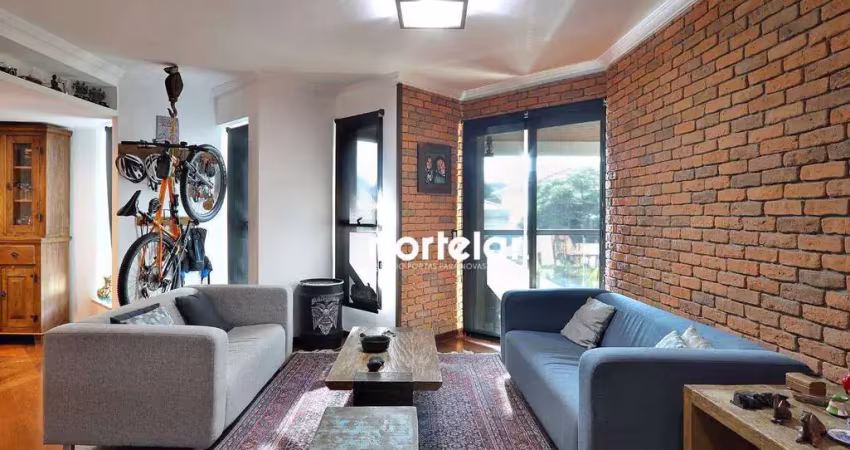 Apartamento com 3 quartos (1 suíte) à venda, 140 m² por r$ 1.599.000 - brooklin - são paulo/sp