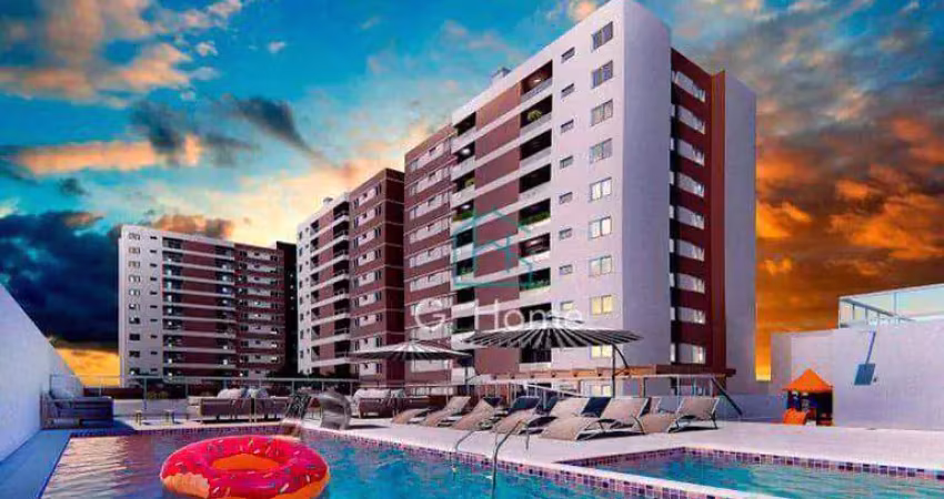 Apartamento com 2 dormitórios para alugar, 45 m² por r$ 2.700,01/ano - parque jamaica - londrina/pr