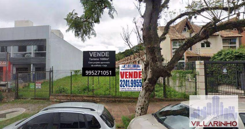 Terreno à venda, 1699 m²- Tristeza