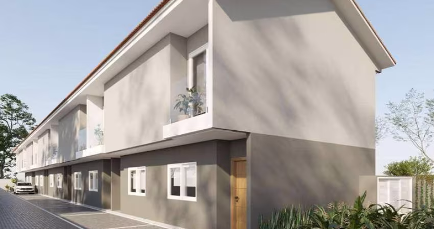 CASA 2 DORM. NOVA EM CONDOM. COM POUCAS UNIDADES