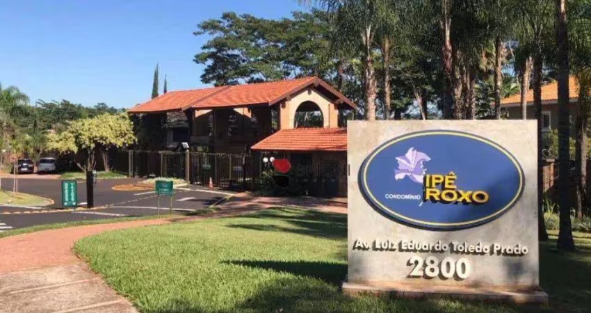 Terreno de alto padrão no condomínio ipê roxo, á venda em ribeirão preto/sp.