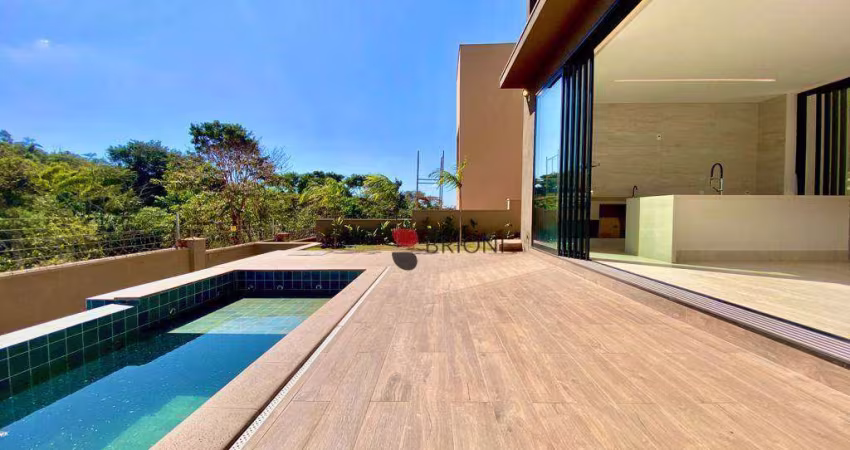 Casa sobrado alto padrão, com 380m², 4 quartos/suítes, à venda no Condomínio Alphaville 3 em Ribeirão Preto/SP I Imobiliária Brioni imóveis