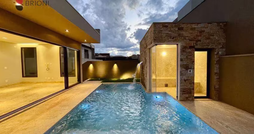 Sobrado alto padrão com 390m², 4 quartos, condomínio alphaville, em ribeirão preto/sp i imobiliária em ribeirão preto i brioni imóveis