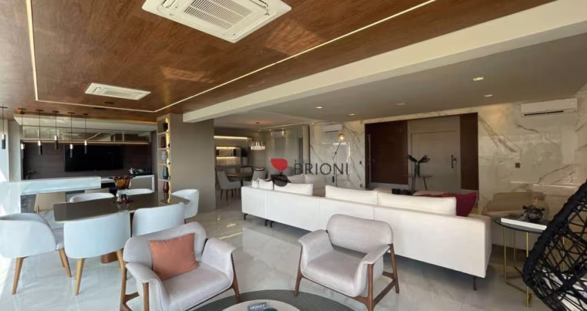 Apartamento alto padrão com 507m², 4 suítes à venda no Edifício Cidade de Paris em Ribeirão Preto/SP I Imobiliária Brioni imóveis