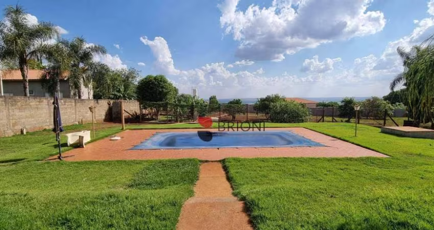 Chácara Alto Padrão  485m² 4 quartos Condomínio Panorama, em Ribeirão Preto/SP I Imobiliária em Ribeirão Preto I Brioni imóveis.