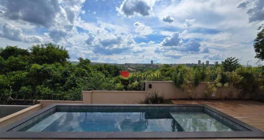 Casa alto padrão, com 280m², 3 quartos/suítes, à venda no Condomínio Arara Vermelha em Ribeirão Preto/SP I Imobiliária Brioni imóveis