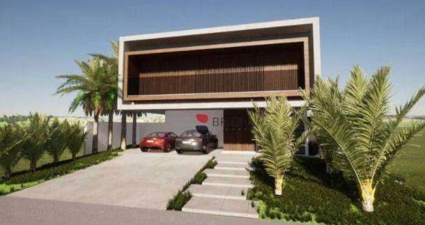 Casa alto padrão com 489m², 4 quartos/suítes à venda no Condomínio Alphaville 3 em Ribeirão Preto/SP I Imobiliária Brioni imóveis
