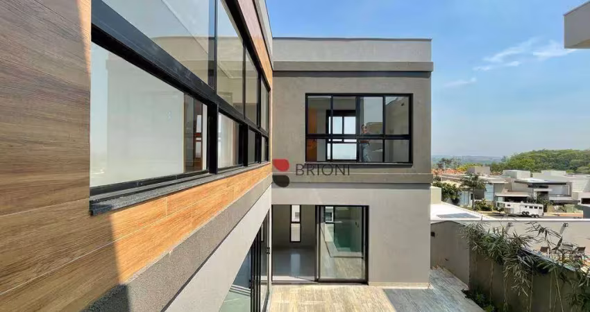 Sobrado alto padrão, com 307m², 4 quartos/suítes, à venda no condomínio terras de siena em ribeirão preto/sp i imobiliária brioni imóveis