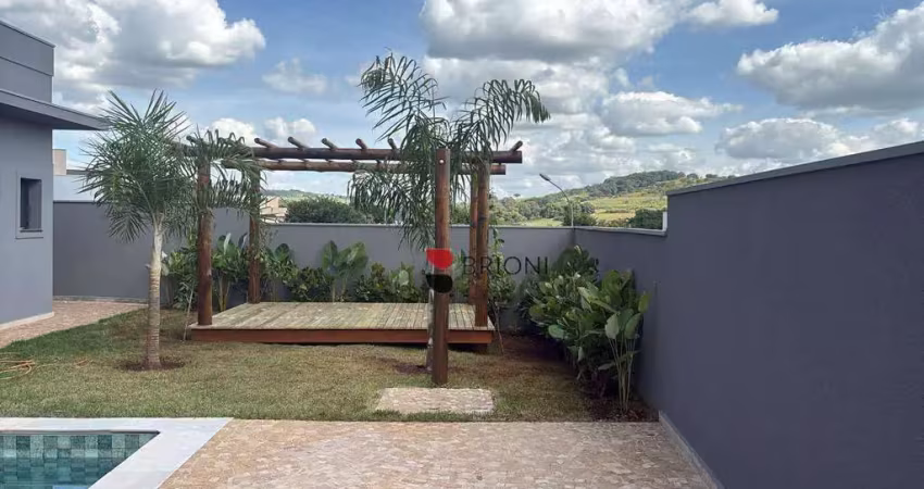 Casa térrea  alto padrão com 180m² 3 quartos/suíte condomínio residencial vista bella, em ribeirão preto/sp i imobiliária brioni imóveis.