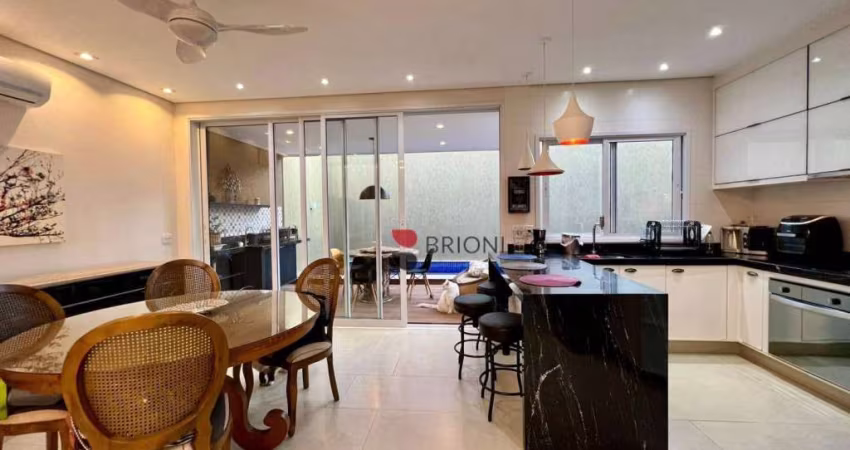 Casa térrea  Alto Padrão com 153m², 3 quartos/suítes no Condomínio Jardim Nova Aliança - Imobiliária em Ribeirão Preto I Brioni imóveis