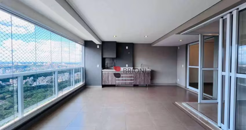 Apartamento com 3 dormitórios para alugar, 227 m² por r$ 10.760,00/mês - jardim botânico - ribeirão preto/sp