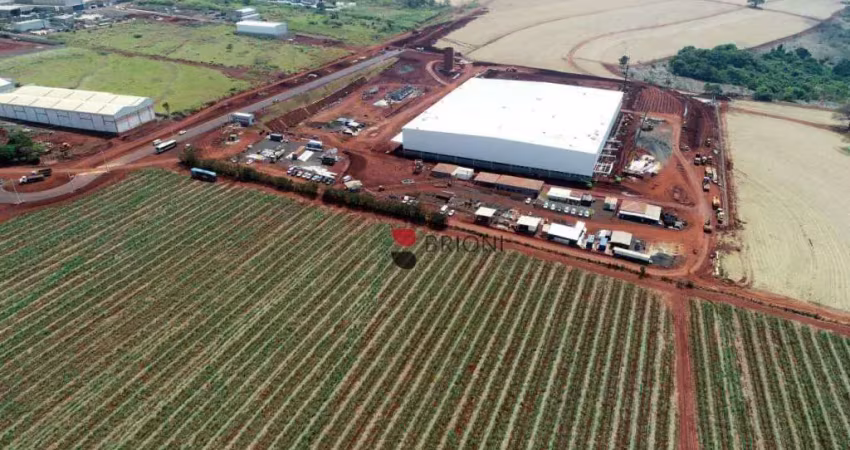 Área no Distrito industrial /Anhanguera, em Cravinhos/SP I Imobiliária em Ribeirão Preto I Brioni imóveis