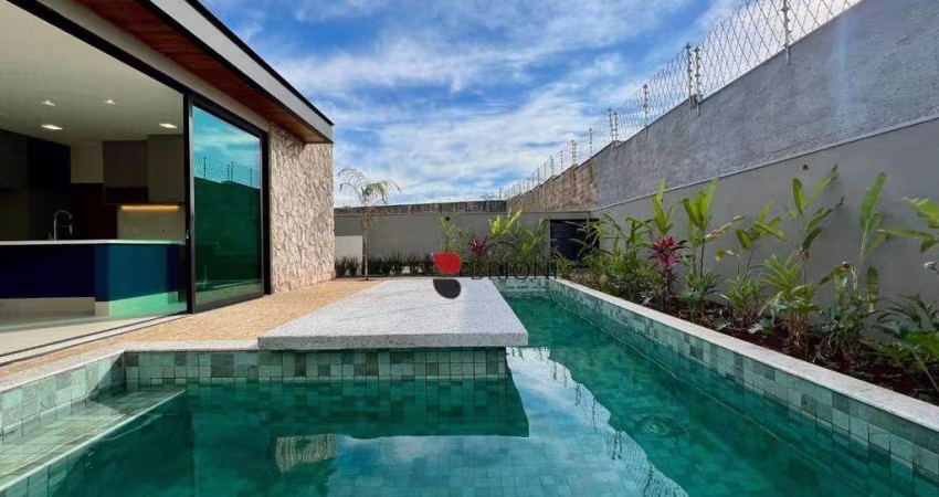 Casa térrea alto padrão, com 250m², 3 quartos (suítes), à venda no Condomínio Siena em Ribeirão Preto/SP I Imobiliária Brioni imóveis
