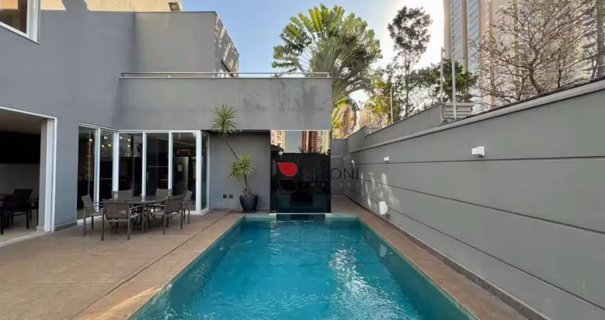 Casa sobrado de alto padrão com 480 m², 4 quartos à venda no condomínio torino em ribeirão preto/sp i imobiliária brioni imóveis