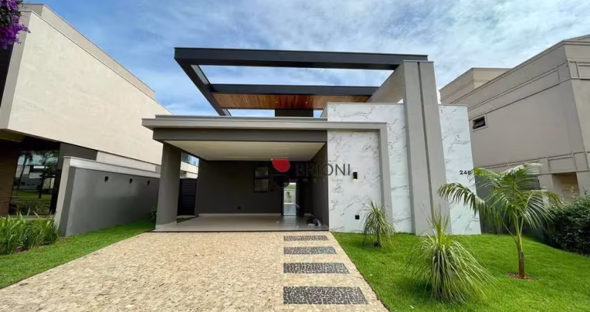Casa térrea alto padrão no condomínio alphaville 1 250m² 3 quartos/suíte à venda, em ribeirão preto/sp i imobiliária em ribeirão preto ibrioni imóveis