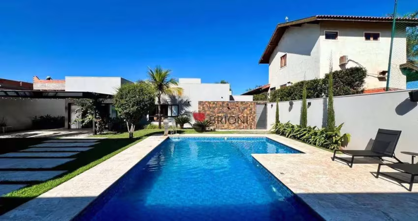 Casa térrea alto padrão no condomínio garden villa 900m², 4 suítes, à venda em ribeirão preto/sp i imobiliária em ribeirão preto i brioni imóveis