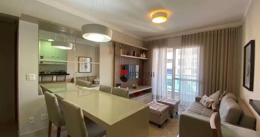 Apartamento mobiliado padrão edifício perdizes, para locação no jardim nova aliança - ribeirão preto/sp.