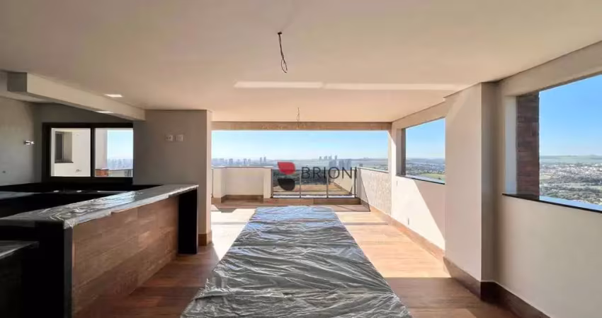Cobertura penthouse a venda com 259 m2, 3 quartos/suíte no condomínio colina do ipe em ribeirão preto i imobiliária brioni imóveis