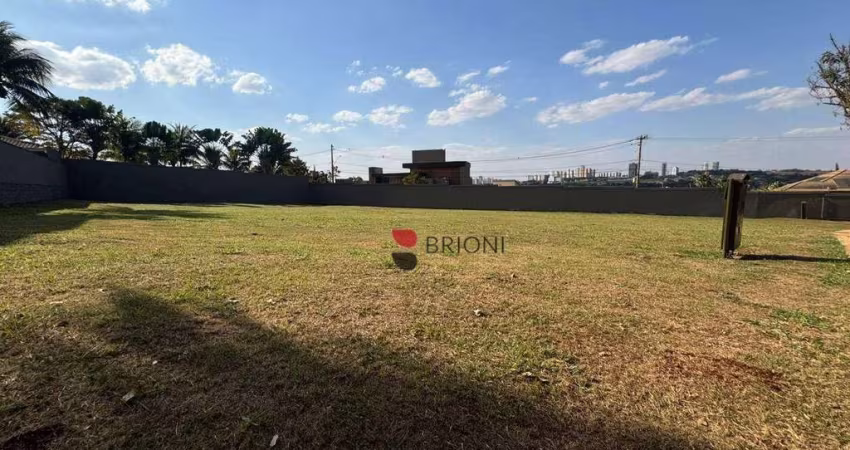 Terreno alto padrão, com 960m², à venda no Condomínio Royal Park, em Ribeirão Preto/SP I Imobiliária em Ribeirão Preto I Brioni imóveis