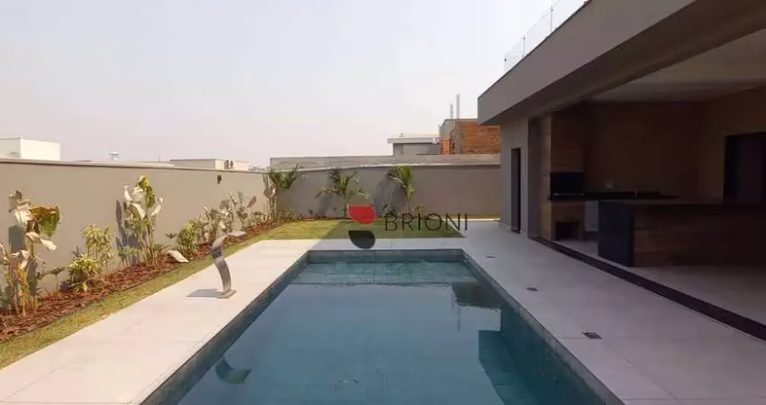 Casa alto padrão condomínio terras de florença, 294m², 3 quartos,  à venda ribeirão preto/sp