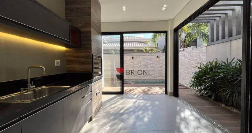 Casa térrea no bairro Quinta da Primavera, com 3 quartos/suítes, 230m², à venda em Ribeirão Preto/SP I Imobiliária em Ribeirão Preto I Brioni Imóveis