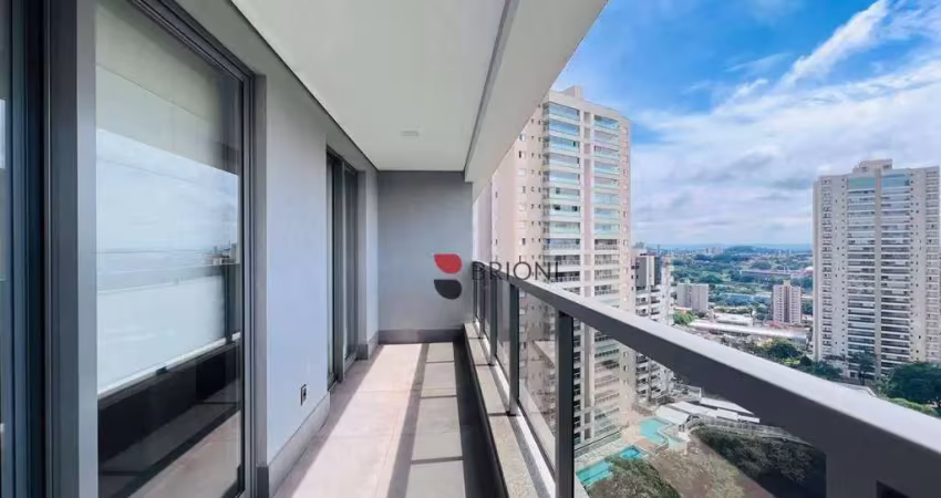 Apartamento alto padrão edifício le monde com 1 quartos/suítes para locação no jardim botânico ribeirão preto/sp
