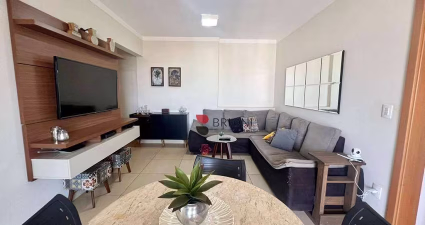 Apartamento alto padrão com 90m², 3 quartos à venda no Edifício Provincia di Roma em Ribeirão Preto/SP I Imobiliária Brioni imóveis
