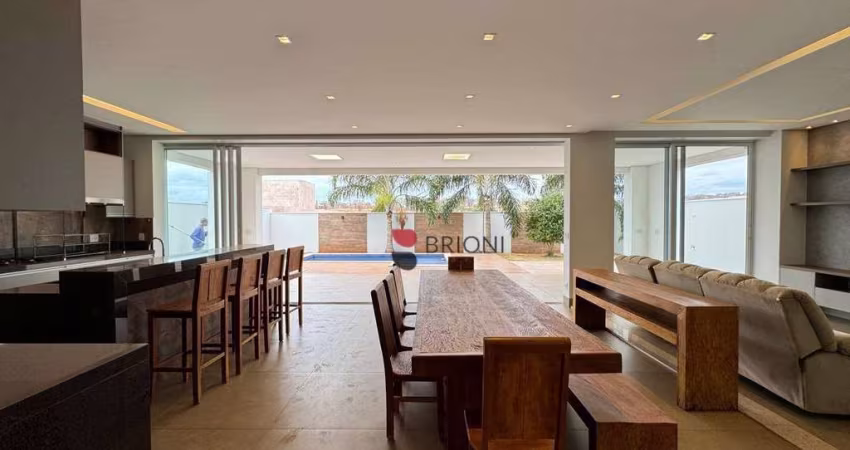 Sobrado com 415m², 3 quartos/suíte, à venda no condomínio Alphaville 3, em Ribeirão Preto/SP I Imobiliária em Ribeirão Preto I Brioni imóveis