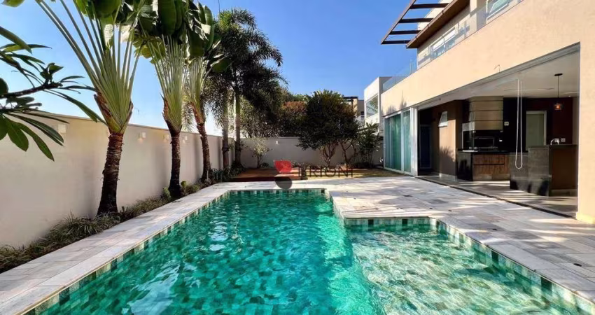 Sobrado Alto Padrão com 360 m², possui 5 suítes, à venda no condomínio Alphaville 1 em Ribeirão Preto I Imobiliária Brioni Imóveis