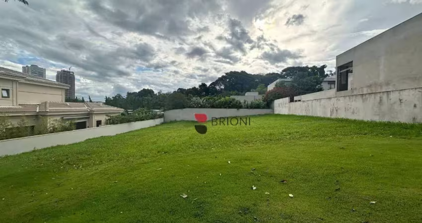 Terreno alto padrão com 1006 m² no condomínio borda da mata no jardim olhos d'água, à venda em ribeirão preto/sp i imobiliária brioni imóveis