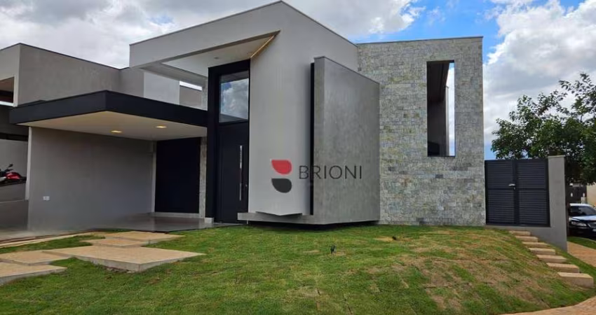Casa térrea alto padrão, 162m², 3 quartos (suítes) no Condomínio Vivendas da Mata, à venda em Ribeirão Preto/SP I Brioni imóveis