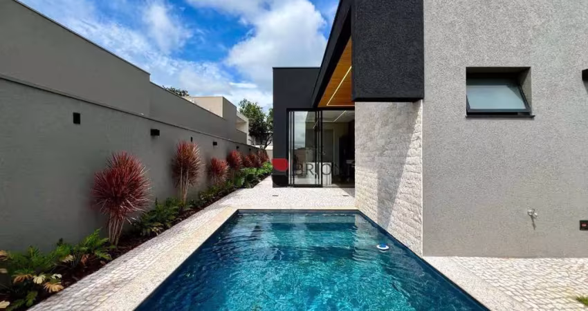 Casa térrea alto padrão com 265 m², 4 quartos suítes à venda no condomínio alphaville em ribeirão preto/sp i imobiliária brioni imóveis