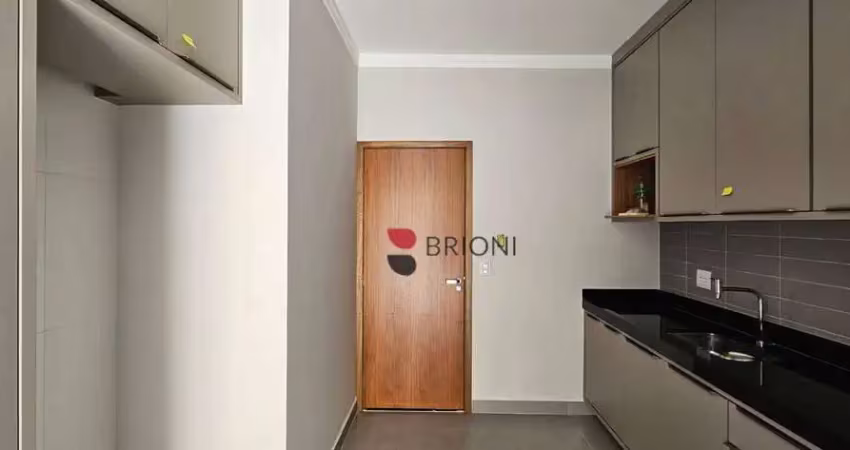 Apartamento com quintal com 80m², 2 quartos/ 1 suíte, à venda no edifício caliandra em ribeirão preto/sp i imobiliária brioni imóveis