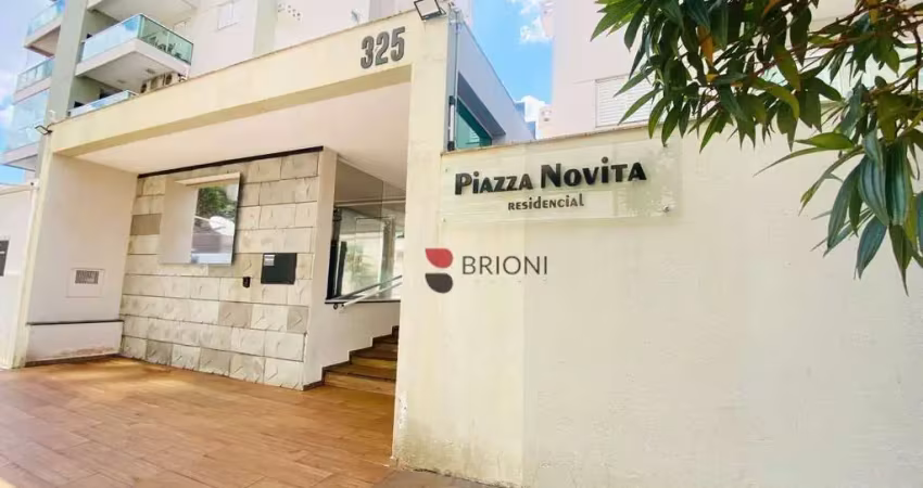Apartamento padrão com 79m², 2 quartos à venda no edifício piazza novitá em ribeirão preto/sp i imobiliária brioni imóveis