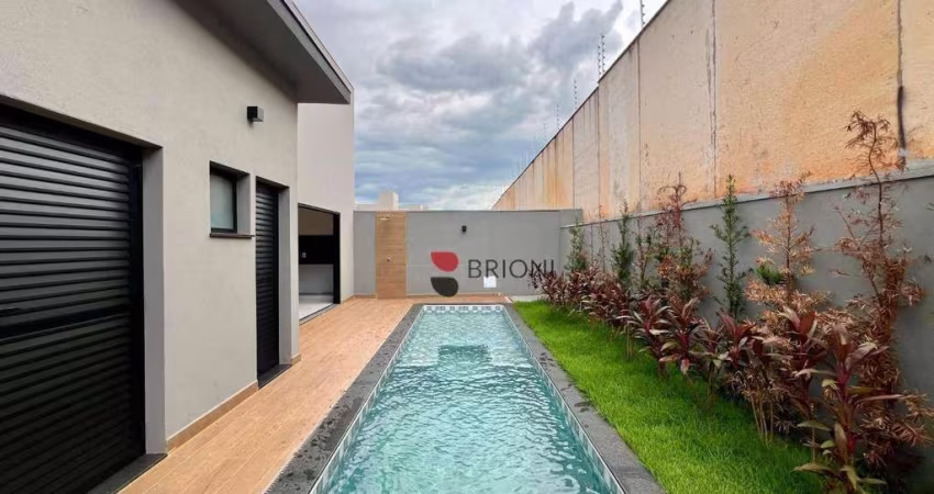 Casa alto padrão com 175m², 3 quartos/suítes à venda no Condomínio Vivendas da Mata em Ribeirão Preto/SP I Imobiliária Brioni imóveis