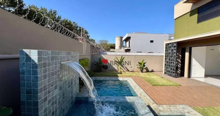 Casa/sobrado alto padrão com 283m², 3 quartos à venda no condomínio alto do castelo  em ribeirão preto/sp i imobiliária brioni imóveis