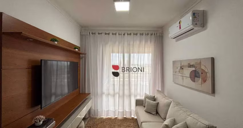 Apartamento mobiliado com 2 Quartos para alugar, 82m² - Edifício Nova Aliança