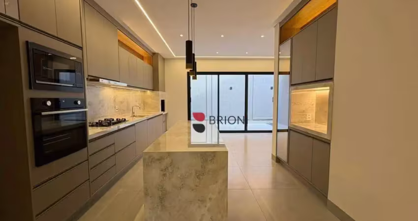 Casa térrea alto padrão, com 150m², 3 suítes à venda, no condomínio san marco em ribeirão preto/sp i imobiliária brioni imóveis