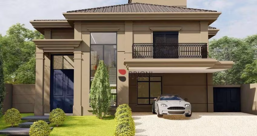 Casa sobrado alto padrão com 335m², 4 quartos à venda no Condomínio Alphaville 1 em Ribeirão Preto/SP I Imobiliária Brioni imóveis