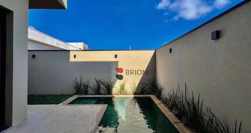 Casa térrea com 165m², 3 quartos/suítes à venda em condomínio Quinta da Mata, em Ribeirão Preto/SP I Imobiliária I Brioni imóveis
