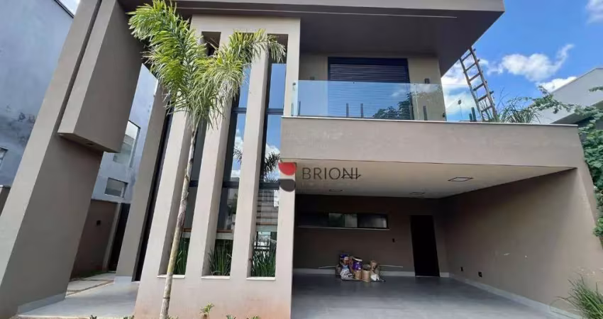 Casa sobrado alto padrão, 270m², 3 quartos a venda no condomínio terras de florença em ribeirão preto