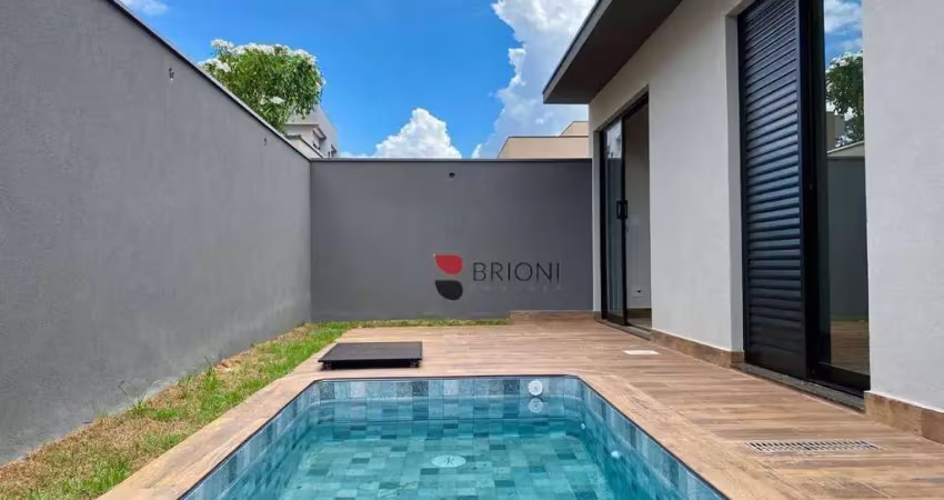 Casa com 3 dormitórios, 151 m² - venda por R$ 1.250.000,00 ou aluguel por R$ 8.285,00/mês - Condomínio Valência - Ribeirão Preto/SP