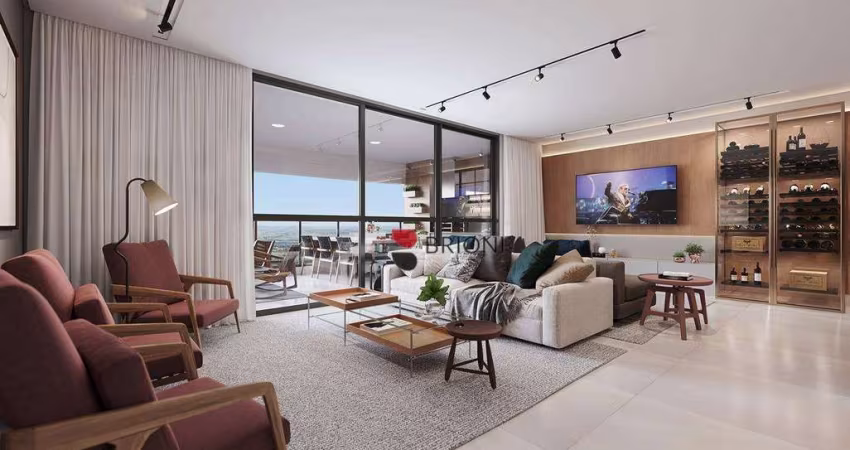 Apartamento de Alto padrão a venda com 227 m², possui 3 suítes no condomínio Cidade de Zurique em Ribeirão Preto I Imobiliária Brioni Imóveis